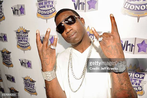 Gucci Mane attends the 2010 Vh1 Hip Hop Honors at Hammerstein Ballroom on June 3, 2010 in New York City.