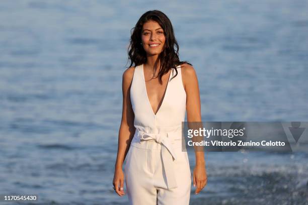 Patroness of the festival Alessandra Mastronardi attends the photocall of the Patroness of the 76th Venice Film Festival on August 27, 2019 in...