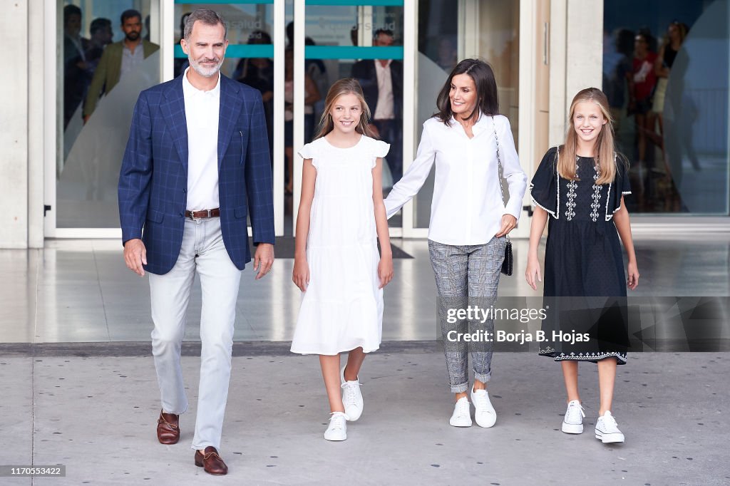 Spanish Royals Visit King Juan Carlos At Quiron Hospital