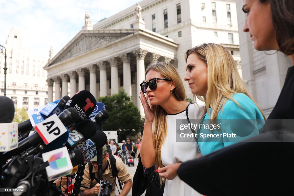Jeffrey Epstein Accusers Attend Court Hearing In New York