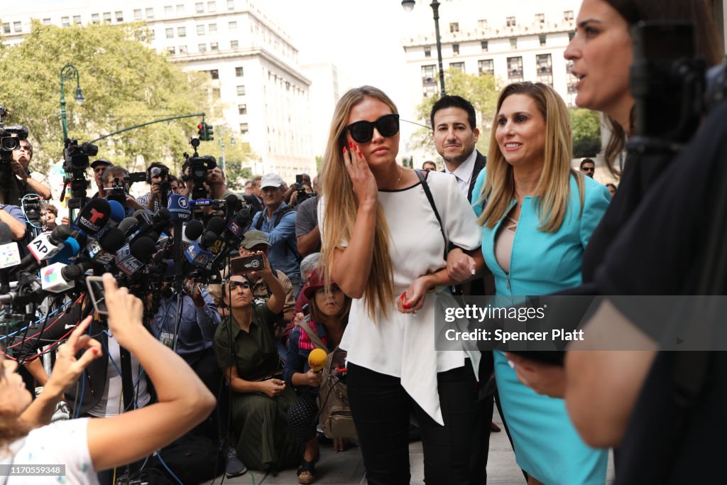 Jeffrey Epstein Accusers Attend Court Hearing In New York