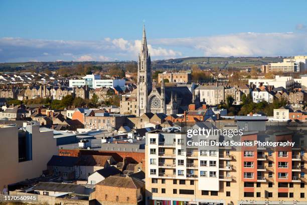 the skyline of drogheda, ireland - county louth stock pictures, royalty-free photos & images