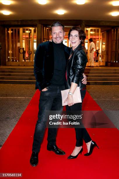 German actor Hardy Krueger Jr. And his wife Alice Krueger during the Vaunet Summer Party Berlin, Germany.