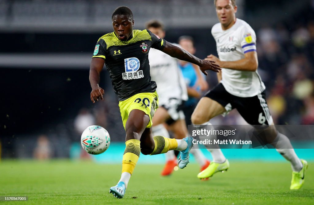 Fulham v Southampton - Carabao Cup Second Round