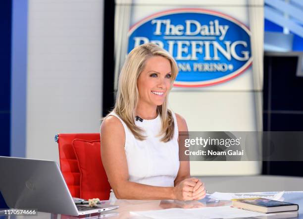 Anchor Dana Perino is seen on the set of 'The Daily Briefing' at FOX Studios on August 27, 2019 in New York City.