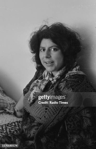 Actress Miriam Margolyes interviewed for the BBC Radio Radio 4 play 'Afternoon Theatre - The Bashful Canary', as well as the BBC Radio 2 soap opera...