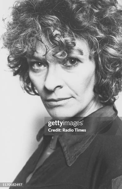 Actress Janet Suzman for the BBC Radio 4 drama 'The Echoing Grove', April 1981.