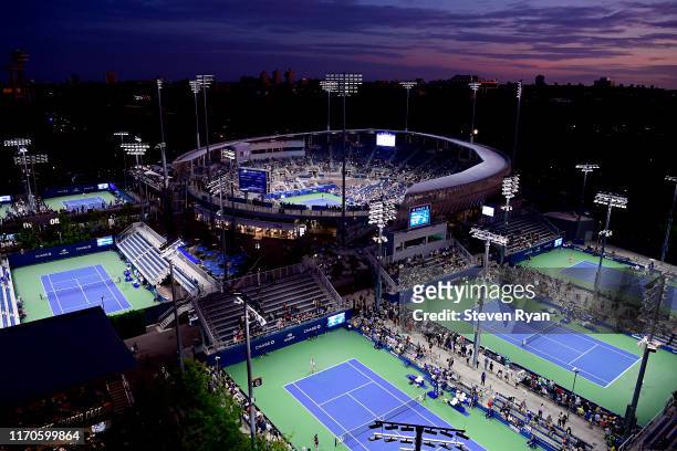 General view of the grounds on day two of the 2019 US Open at the USTA Billie Jean King National Tennis Center on August 27, 2019 in the Flushing...