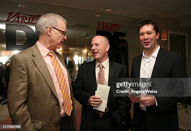 Editor of Variety Tim Gray, managing director and group head of Entertainment Industries Group David Shaheen and president and chief operating...