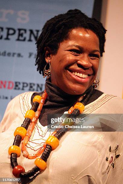 Actress Michael Hyatt attends the Film Independent screening of "Mississippi Damned" at National Center For The Preservation Of Democracy on March...