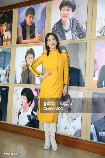 Singaporean actress Fann Woon Fong attends premiere of Taiwan-Singapore co-produced TV series 'All Is Well' on August 27, 2019 in Taipei, Taiwan of...