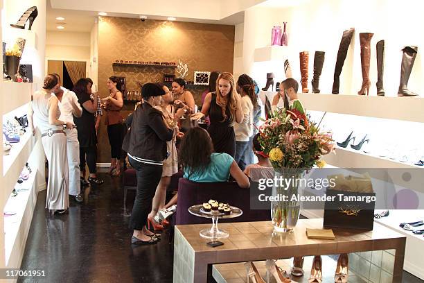 Atmosphere at Dulce Shoe Boutique on May 6, 2010 in Coral Gables, Florida.