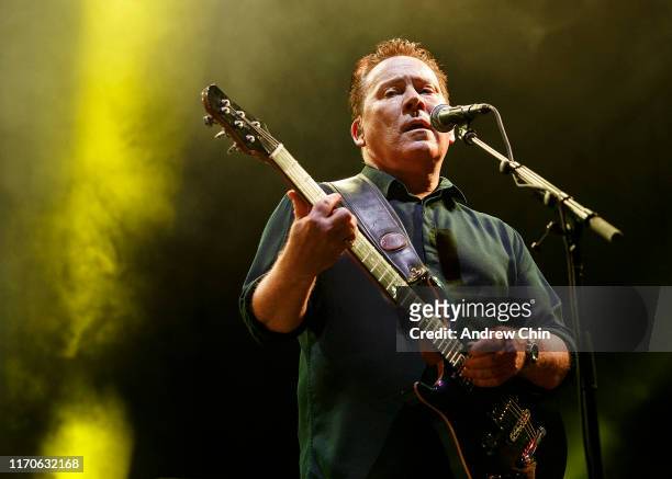 Robin Campbell of UB40 performs on stage during Summer Night Concerts at PNE Amphitheatre on August 27, 2019 in Vancouver, Canada.