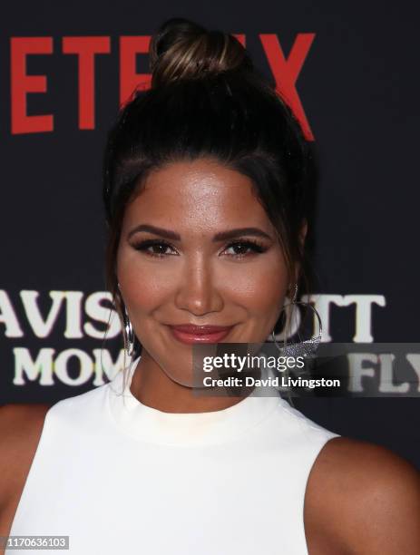 Celisa Franco attends the premiere of Netflix's "Travis Scott: Look Mom I Can Fly" at Barker Hangar on August 27, 2019 in Santa Monica, California.