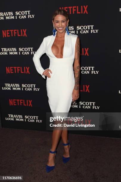 Tina Louise attends the premiere of Netflix's "Travis Scott: Look Mom I Can Fly" at Barker Hangar on August 27, 2019 in Santa Monica, California.