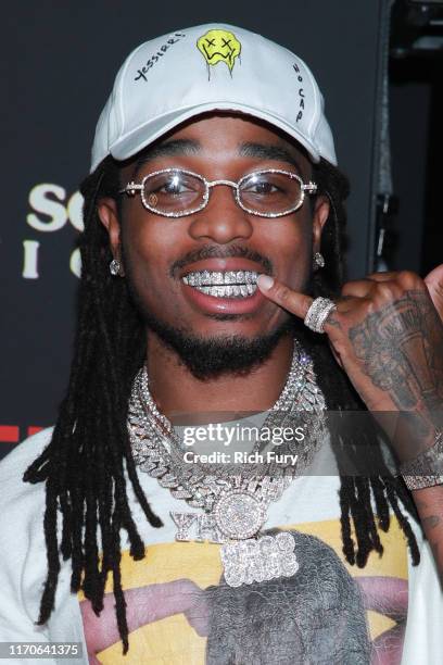 Quavo attends the premiere of Netflix's "Travis Scott: Look Mom I Can Fly" at Barker Hangar on August 27, 2019 in Santa Monica, California.