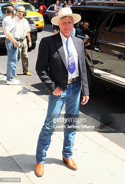 Buck Brannaman arrives at "Late Show With David Letterman" at the Ed Sullivan Theater on June 20, 2011 in New York City.