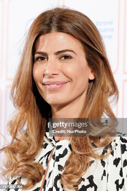 The First Lady of Argentina Juliana Awada attends the UNIQUE concert at the Royal Theater in Madrid. September 23, 2019 Spain