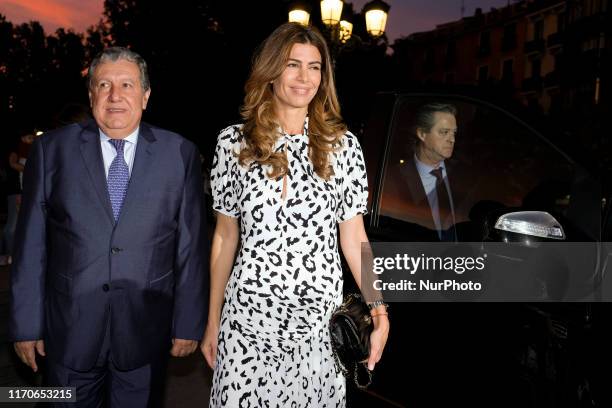 The First Lady of Argentina Juliana Awada attends the UNIQUE concert at the Royal Theater in Madrid. September 23, 2019 Spain