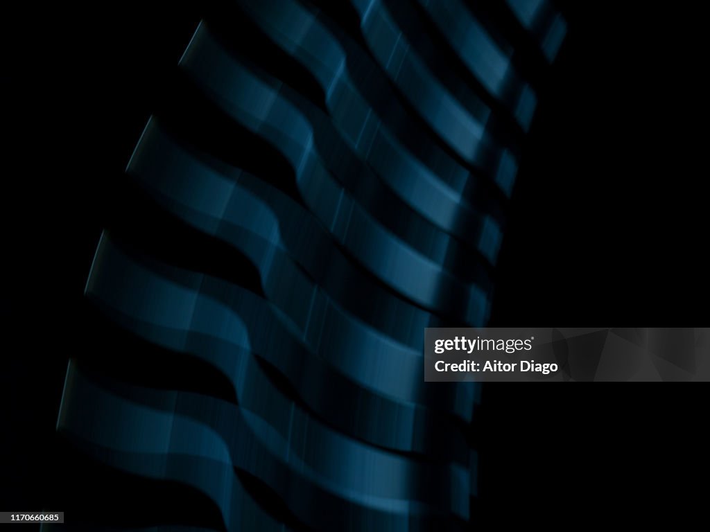 Lines structure in 3D. It could be a scan.