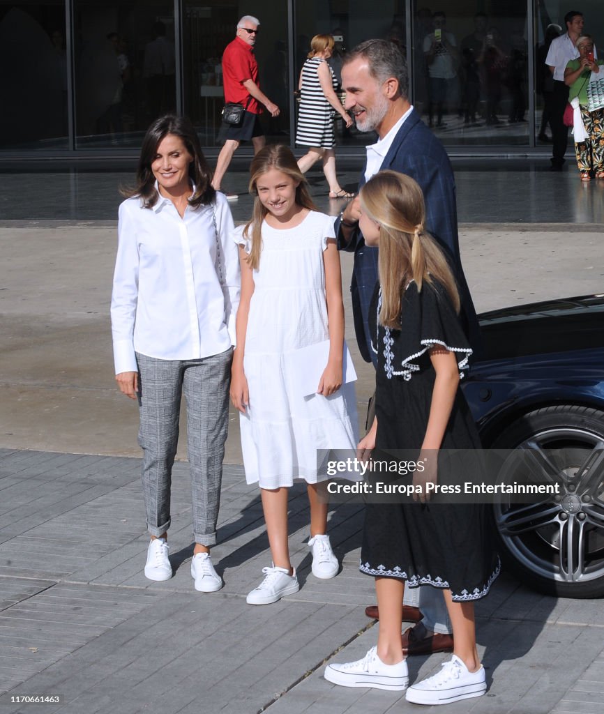 Spanish Royals Visit King Juan Carlos At Quiron Hospital