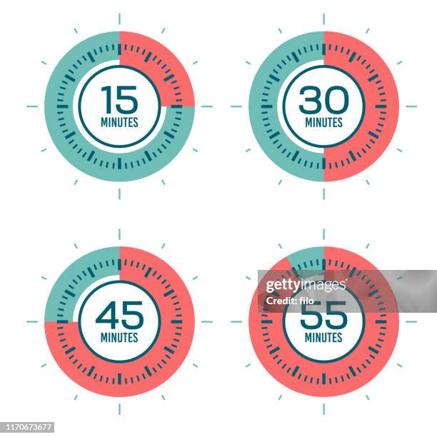 timer stopwatch - kitchen worktop stock illustrations