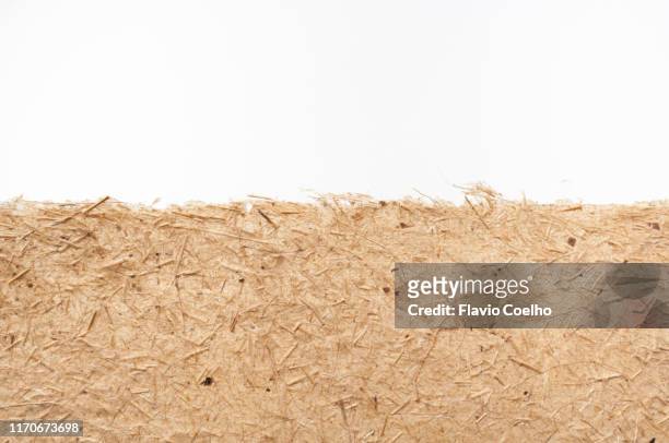 recycled paper rough edge close-up - upcycled material stock pictures, royalty-free photos & images