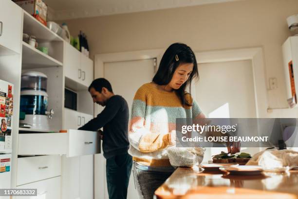 lunchtime at home - help australia stock pictures, royalty-free photos & images