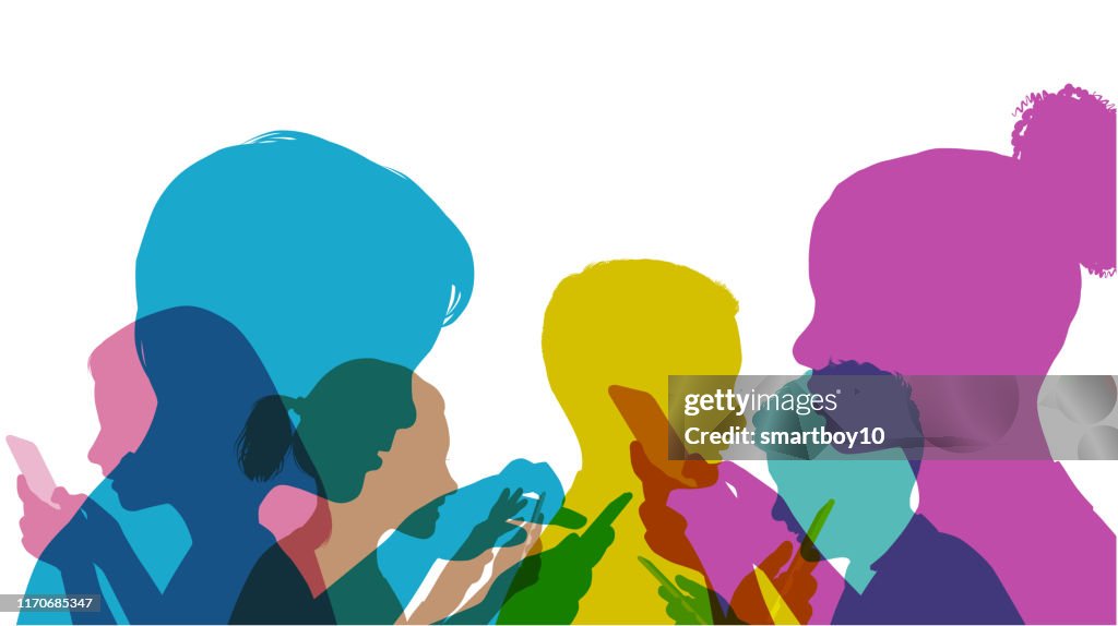 Children Using Mobile phones