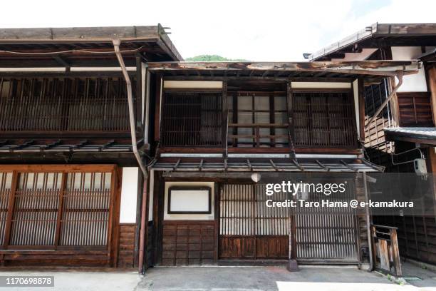 naraijuku in nagano prefecture of japan - townscape stock pictures, royalty-free photos & images