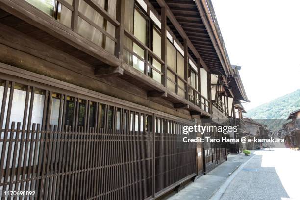 naraijuku in nagano prefecture of japan - edo period fotografías e imágenes de stock