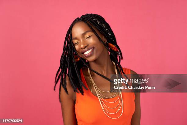 it feels good to just be me - braided hair stock pictures, royalty-free photos & images