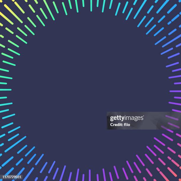 rainbow burst background - rainbow flare stock illustrations