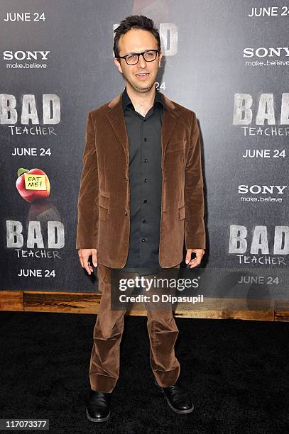 Director Jake Kasdan attends the premiere of "Bad Teacher" at the Ziegfeld Theatre on June 20, 2011 in New York City.