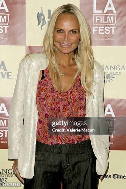 Actress Kristin Chenoweth attends the "Wish Me Away" Q & A during the 2011 Los Angeles Film Festival held at Regal Cinemas L.A. LIVE on June 20, 2011...