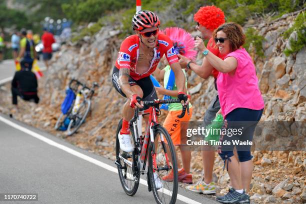 Nicolas Roche of Ireland and Team Sunweb Red Leader Jersey / during the 74th Tour of Spain 2019 - Stage 5 a 170,7km stage from L' Eliana to...