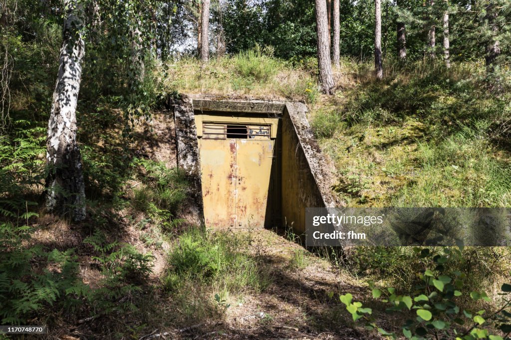 Gate to an old bunker