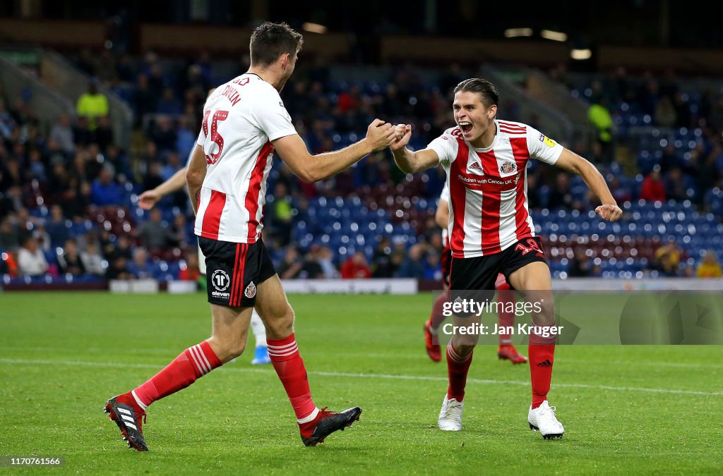 Burnley v Sunderland - Carabao Cup Second Round