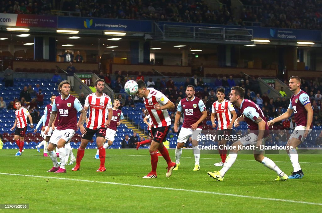 Burnley v Sunderland - Carabao Cup Second Round