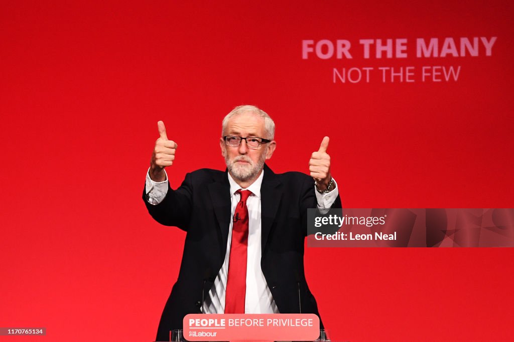 Jeremy Corbyn Addresses The 2019 Labour Party Conference