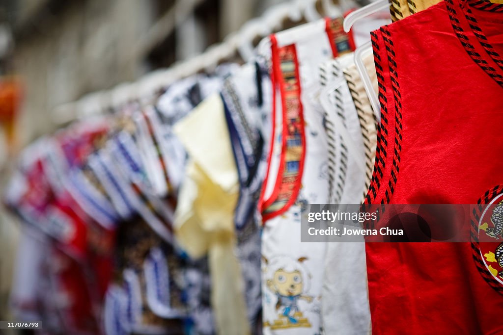 Line of traditional chinese clothes on sale