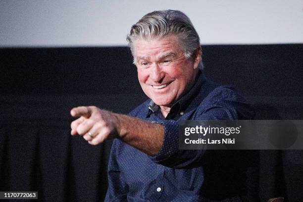 Actor Treat Williams on stage during The Academy of Motion Picture Arts and Sciences and Metrograph special screening of Hair with Treat Williams at...