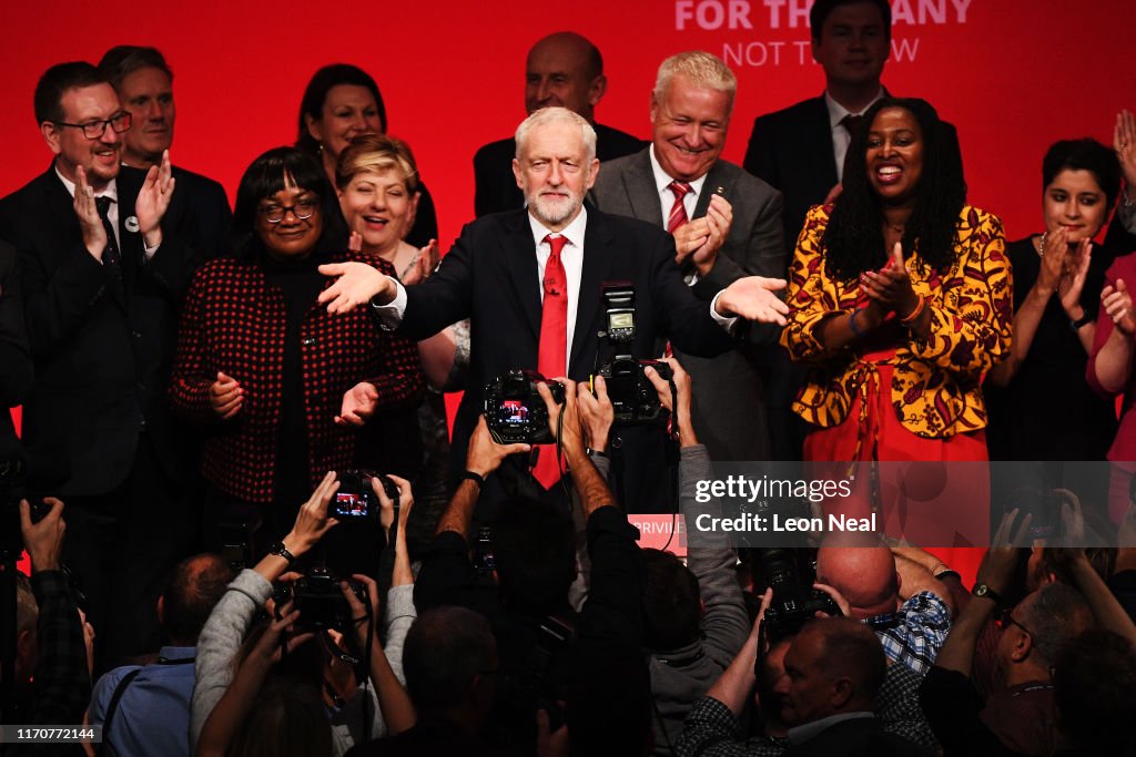 Jeremy Corbyn Addresses The 2019 Labour Party Conference