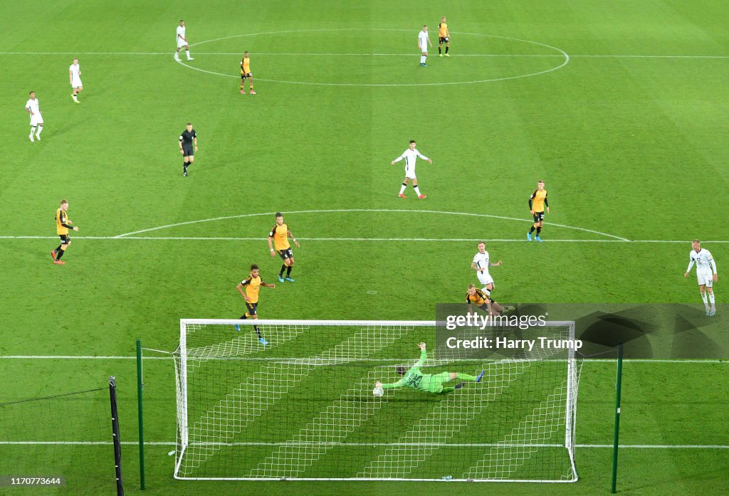 Swansea City v Cambridge United - Carabao Cup Second Round