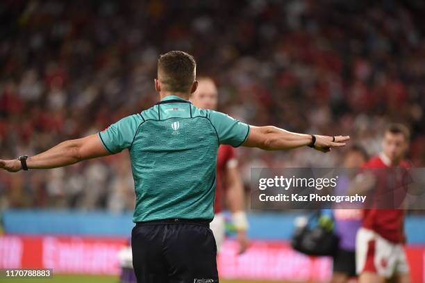 Luke Rees Referee Rugby World Cup Referee Photos and Premium High Res Pictures - Getty Images
