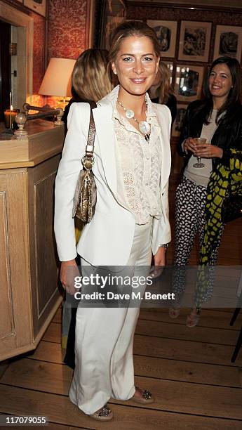 Princess Tatiana of Greece attend a lunch to celebrate the Lulu & Co. Autumn/Winter 2011 collection hosted by Tania Fares and Lulu Kennedy at Harry's...