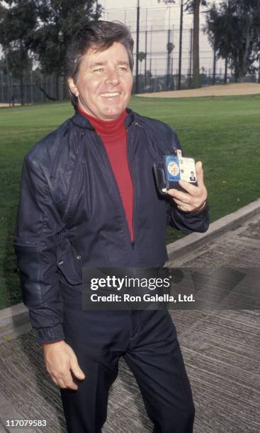 Bobby Sherman attends 23rd Annual Los Angeles Police-Celebrity Golf Tournament on May 14, 1994 at Rancho Park in Los Angeles, California.