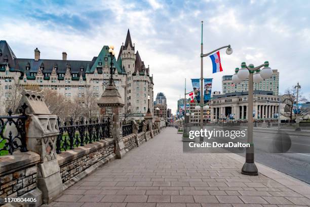 canadian tulip festival at parliament hill ottawa, canada - festival of remembrance 2019 stock pictures, royalty-free photos & images