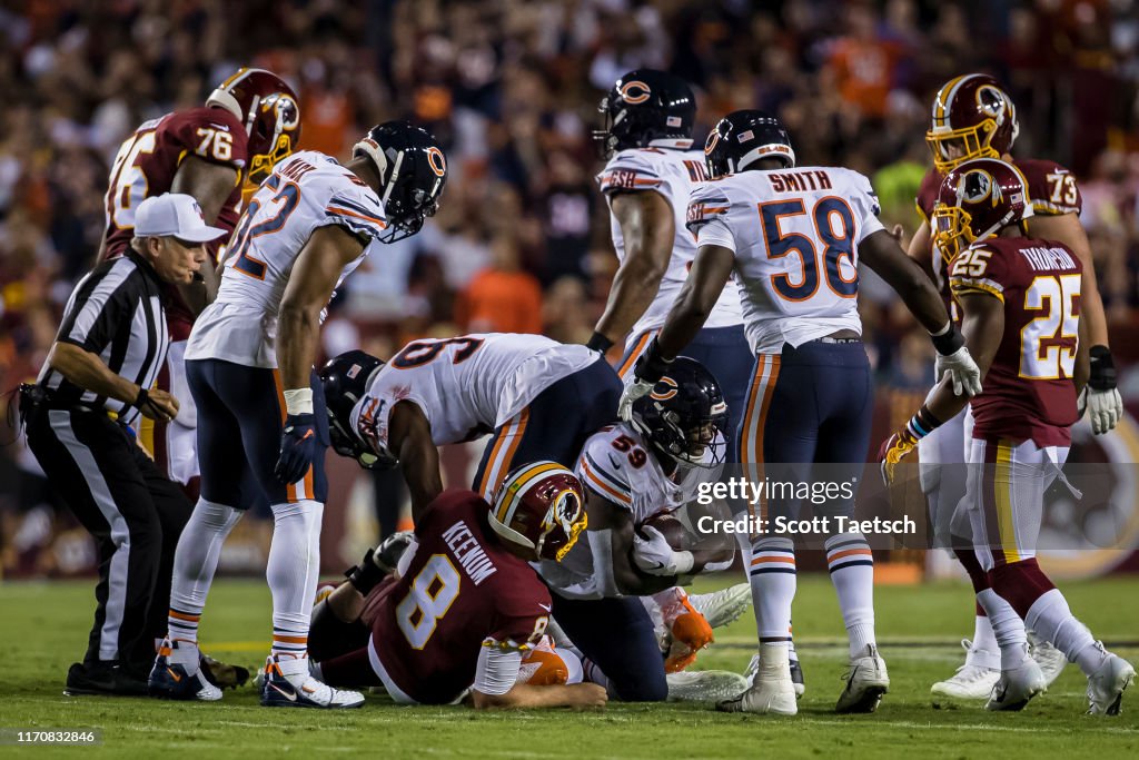 Chicago Bears v Washington Redskins