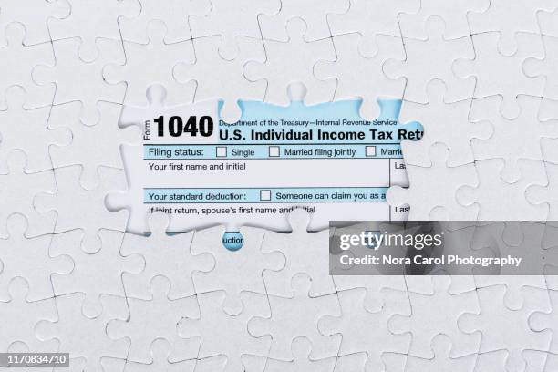 us tax return jigsaw puzzle - law problems stock pictures, royalty-free photos & images